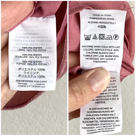 \J. Crew\ Velvet Peplum Top in Pink - Picture 12 of 12